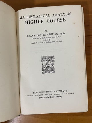 Mathematical Analysis