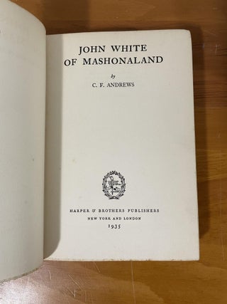 John White of Mashonaland