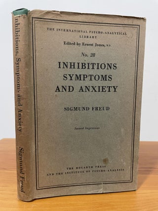 Inhibitions Symptoms and Anxiety. Sigmund Freud.