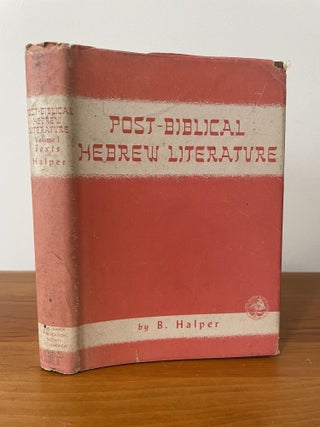 Post-Biblical Hebrew Literature