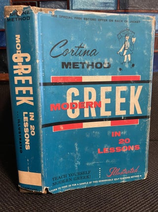 Item #267 Cortina's Modern Greek in 20 Lessons. George C. Pappageotes, Philip D. Emmanuel