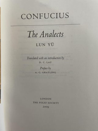 Confucius: The Analects