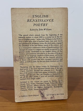 English Renaissance Poetry