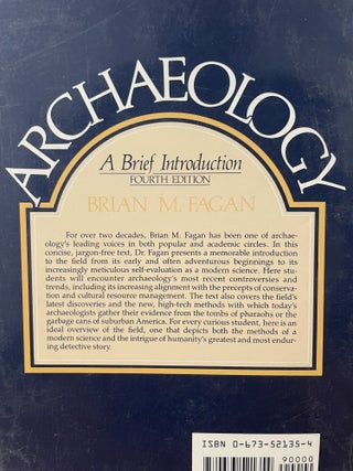 Archaeology: A Brief Introduction