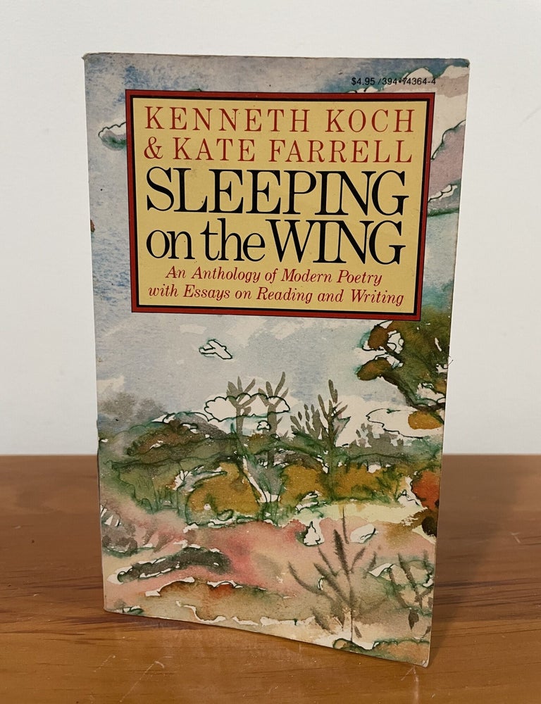 Item #5601 Sleeping on the Wing. Kenneth Koch, Kate Farrell.