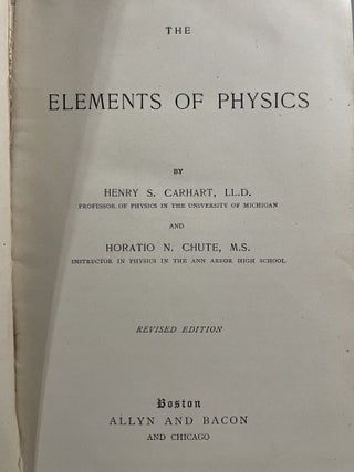 The Elements of Physics