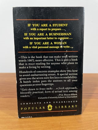 A New Guide to Better Writing