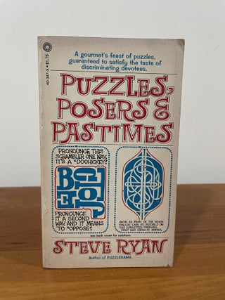 Item #5694 Puzzles, Posers and Pastimes. Steve Ryan