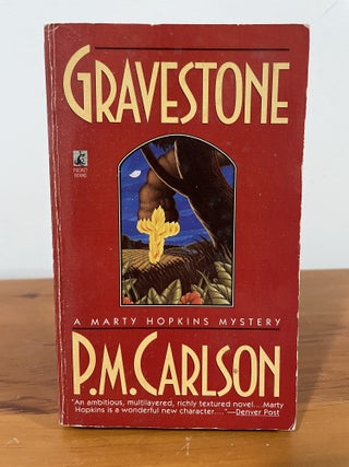 Item #5711 Gravestone. P. M Carlson