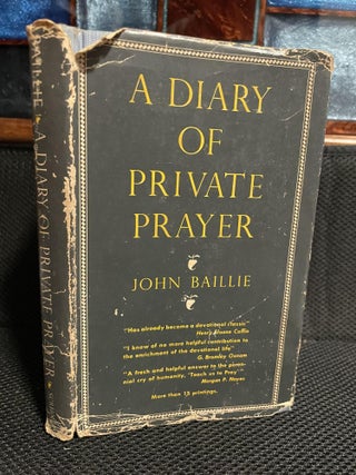 Item #576 A Diary of Private Prayer. John Baillie