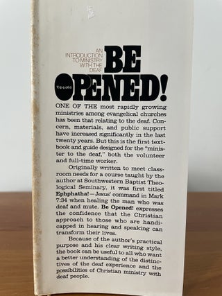 Be Opened!