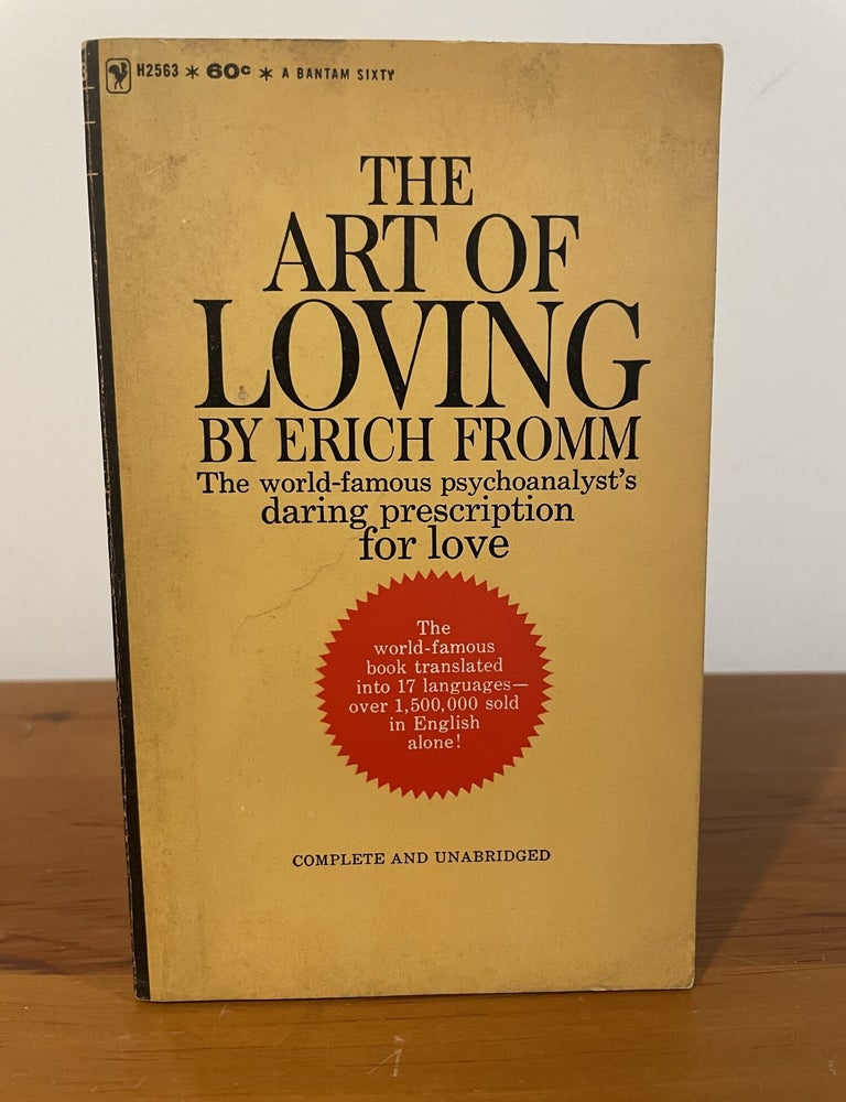 Item #5896 The Art of Loving. Erich Fromm.