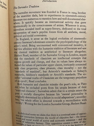 English and American Surrealist Poetry